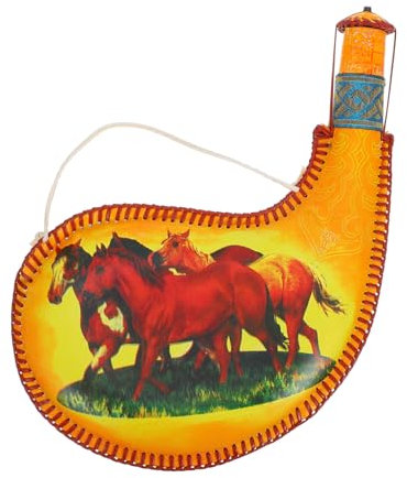 DOITOOL Carafe Vintage Decoration Bota Peau de Espagnol D' Spécial de Suspension Flacon de Mongol Tenture Décoration pour La Maison Bar de Performance Décoration Vintage Gourde