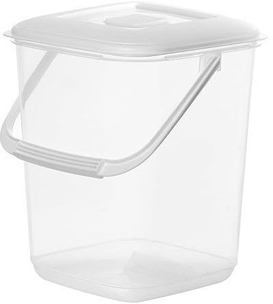 Jazooli Large Food Storage Container with Airtight Lid | Pantry & Kitchen Storage & Organisation | Dishwasher Safe BPA-Free for Flour, Sugar, Cereal, Baking Supplies | 10L Clear