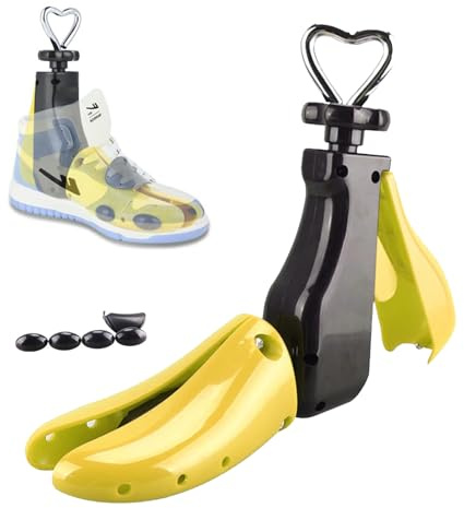 Bocguy 1 Pz Allarga Scarpe Uomo & Donna, 4 Vie Tendiscarpe Aumenta da 0,5 a 1 Taglia, Tendi Scarpe con Lunghezza e Larghezza Regolabili, Forma per Uomo & Donna (35-42)