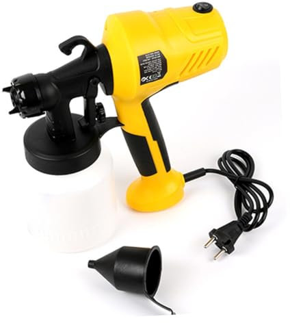 HOMSFOU 400w Elektrospritzpistole Abnehmbar Hoher Druck Lackiergerät Sprühgerät Für Latexfarbe Wandverkleidung Und Autowäsche