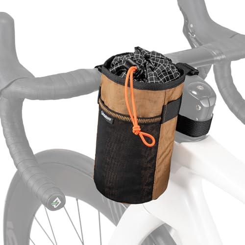 Qunature Portabidón Manillar Bicicleta, Soporte para Botellas sin Tornillos