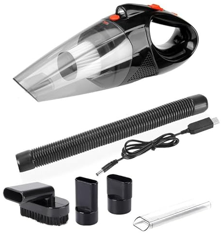 Awlve Oryzom Aspirateur à Main V1 Pro - Moteur Ultra- Puissant 33 000 TR/Min pour Une Performance Exceptionnelle(sans Fil) Léger et Portable pour Nettoyage de Voiture et Maison (Noir)