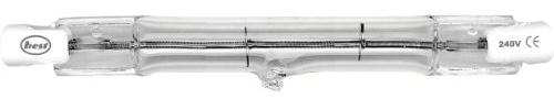 Bulk Hardware BH00597 100 W 78 mm R7S linjär halogenlampa (förpackning à 5)