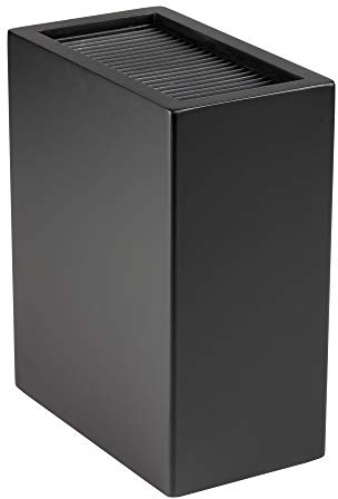 Rockingham Forge - Portacoltelli universale, supporto verticale, contiene fino a 20 coltelli con lame fino a 20 cm di lunghezza, colore: nero lucido