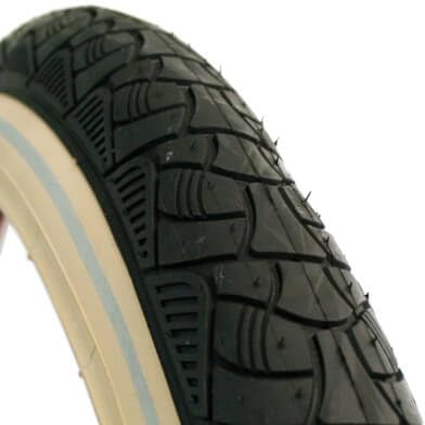 Deli Baby-Boys Tire Reifen 24x2.125 Reflexion schwarz/Creme Cycling, 1