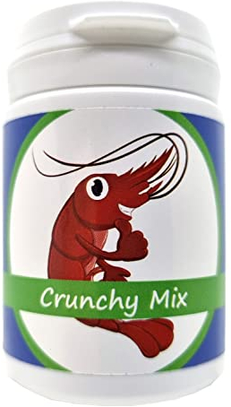 Crunchy Mix 75ml (5 Sorten), Crunchy Feed - Futter für Garnelen, Krebse, Welse und Schnecken