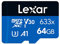 Lexar 633x 64GB Micro SD Card, microSDXC UHS-I Card W/O SD Adapter, microSD Memory Card up to 100MB/s Read, A1, Class 10, U3, V30, TF Card for Smartphones/Tablets/IP Cameras (LMS0633064G-BNNAA)