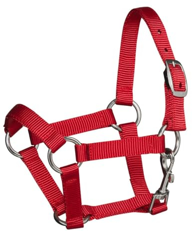 Panduro Hobby Horse Accessory – Halfter – Zubehör für Steckenpferd und Hobbypferd, Rot