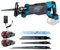 ANUPTTA Reciprocating Saw, 21V Cordless, 2x5.5AH Battery, 4 Saw Blades, 0-3500SPM Variable Speed, 22mm Stroke, Wood, Metal, Plastic