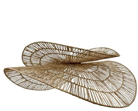 Lumisky Abat Day Solara Jute Bohemisk stil H32 cm för E27 elfäste