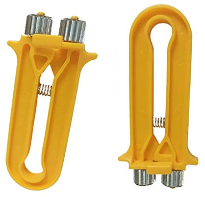 Sosoport 2 Stück Nestrahmenspanner Bienenzuchtzubehör Bienenstock Imkereispanner Crimper Rahmenfutterspender Für Bienen Imkerzubehör Rahmendrahtspanner Imkerausrüstung Eisen