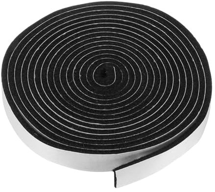 sourcing map Joints d'étanchéité pour fumoir 3 m 1,27 cm x 0,3 cm haute température pour barbecue haute température Joint de rechange pour couvercle de barbecue Fumoir de barbecue