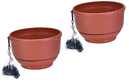 Yardwe Pot Décoratif en Chlorophytum - Pot Suspendu - Idéal pour Balcon Et Cour