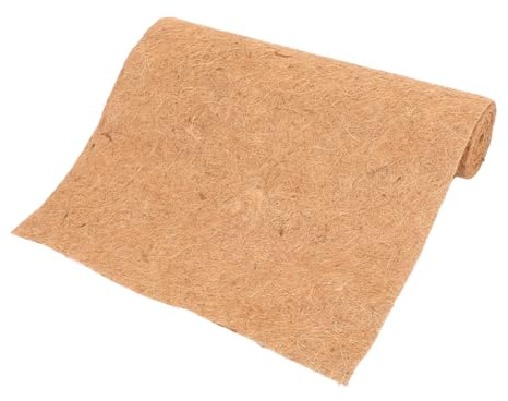 NOLITOY Alfombrilla Sustrato para Reptiles de Fibra Natural de Transpirable y Duradera Protección para Terrarios y Plantas Reutilizable para Tortugas y