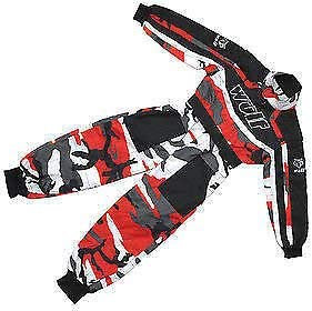 Wulfsport - Mono de traje de motocross LT PW para niños con diseño de camuflaje
