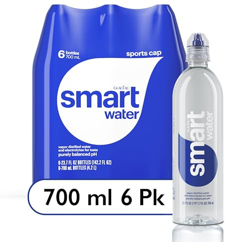 smartwater sport cap, 700mL, 6 Pack