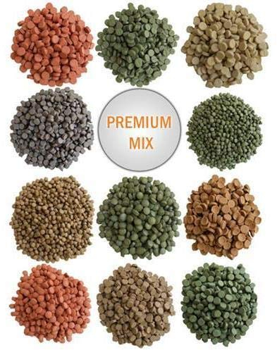 Spirulina Fischfutter Aquarium, Futtertabletten für Fische Welse, 13 Sorten (500ml)