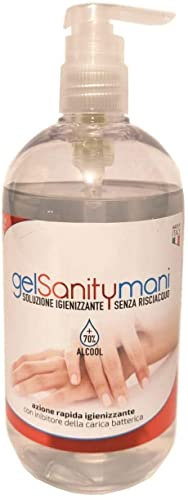 Sanity 101 Gel Tascabile Igienizzante Mani 70% Alcool Senza Risciacquo - 500 Ml