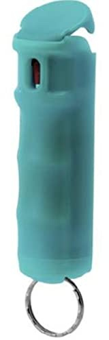 NW Self Defense Products Freeze +P Pepper Spray - 1/2 oz Stream - Teal Key Chain (Flip Top)
