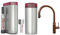 Quooker mit Reservoire COMBI und CUBE kochend Wasserhahn (Flex, Kupfer Rosé)