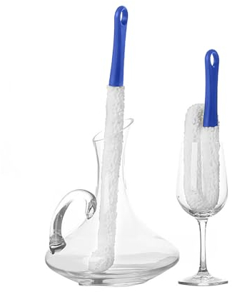 2 Stück Biegsam Flaschenbürste Schaumstoff Multifunktions Weinglas Reinigungsbürste Flaschenbürste für die Reinigung Schwer Erreichbarer Bereiche Einige Dekanter,Kelche,Gläser,Becher