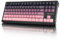 ATTACK SHARK M87 TKL Wireless Mechanical Gaming Keyboard, BT 5.0/2.4G/USB-C Wired Hot Swap RGB Keyboard 80% US Layout, Linear White Switches Gradient Side Print PBT Keycaps for PC Mac - Blackberry