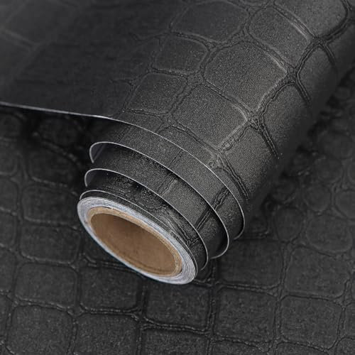 Arthome Krokodil Skin Abziehen und Aufkleben Klebefolie Selbstklebende Wandtapete,Dekorative Vinylfolie für Arbeitsplatte,Schränke,Regal,Leicht zu reinigender abnehmbarer Wandbelag 44cmx3m