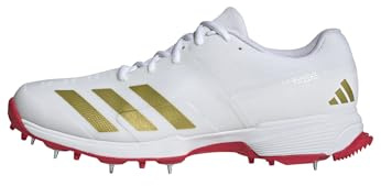adidas För Män SL22 CRICKET, ftwr white/gold met./pure ruby, 45 1/3 EU