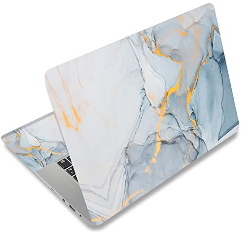 icolor Laptop Skin Sticker Decal 12 13 13.3 14 15 15.4 15.6 inch Personalized Universal Notebook Vinyl Skin Stickers Cover Art Decal Computer Protector (gray marble)