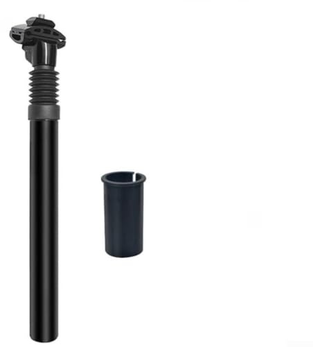 Dolvitrny Suspension Seatpost, 40mm Travel Aluminum Alloy Shock Absorber, Adjustable Stiffness for Mountain Bike, 27.2/28.6/30.4/30.8/31.6mm(SP027-30.4 * 350)