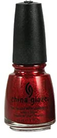 China Glaze Ruby Pumps Nail Polish Lacquer with Hardeners 14ml