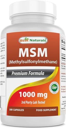 Best Naturals MSM 1000 mg 180 Capsules