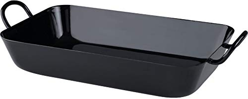 Riess, 0454-022, Oma's Bratpfanne 45/26, Classic - SCHWARZEMAILLE, 45 x 26 cm, Höhe 10.8 cm, Emaille, schwarz, Induktion