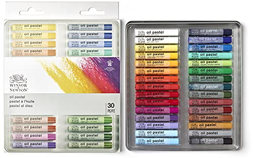 Winsor & Newton 1890002 Künstler Ölpastellkreiden, leichtes Auftragen und Verblenden, lebendige Farben, hervorragende Lichtechtheit - 30 Farben