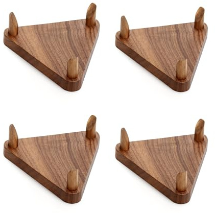 LuxRound Ball Stand Holder Display Stand for Basketball Football Soccer Holder Rack Autographed Ball Memorabilia Display Case Solid Walnut Wood Made Ball Display Stand