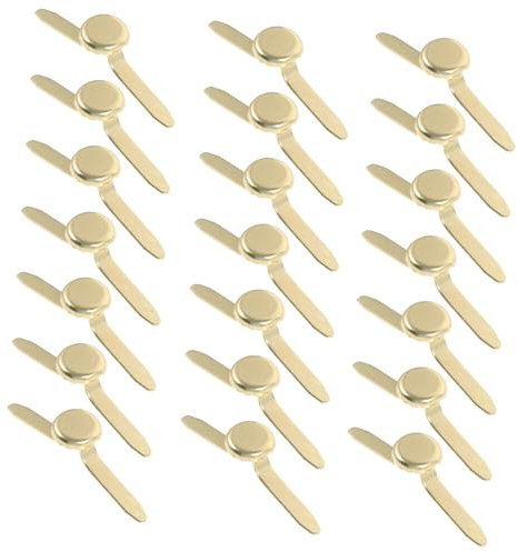 STOBOK 50stücke Metall Brads Rundkopfklammern Langlebige Papierklammern Für Scrapbooking Basteln DIY Kinderhandwerk Zubehör