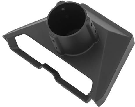 Masyrt Kit adaptador de tubo de satélite de aleación de aluminio, soporte de montaje en poste de 22 mm a 53 mm, ideal para sistemas de satélite Gen 3 V3 (negro)