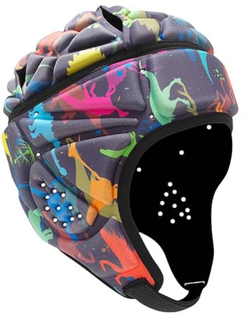 JISADER Casco da Rugby Copricapo Morbido Equipaggiamento Protettivo Cappuccio Protettivo Caschetto da Rugby per Sport Che Giocano a Calcio Lanciatore di, Colorato