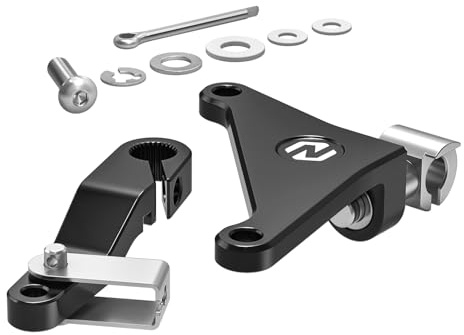 NICECNC Braccio frizione nero a un dito compatibile con Tenere 700 /XTZ700 2019-2024, leva regolabile in alluminio compatibile con Yamaha Tenere 700 Rally Edition 2020-2024, vedi montaggio