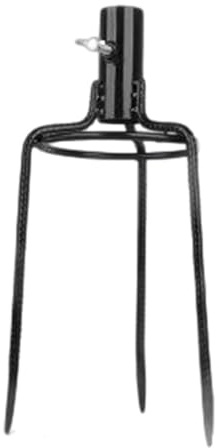 predolo Supporto per Ombrellone Interrato Rimovibile con Ancoraggio a Terra, Base per Ombrellone, Fino a 4 Cm di Diametro del Palo, Picchetto per Ombrellone Spiaggia per Parco, Cortile, Sabbia