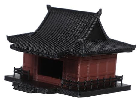 BESPORTBLE Scultura Pagoda Miniatura in Plastica Per Arredamento Casa e Ufficio, Decorazione Orientale Vintage Padiglione in Stile Cinese Per Terrario e Tavolo