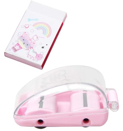 Baluue Mini Recogedor de con Suave para Escritorio Limpiador Reutilizable y Portátil con Borrador para Oficina y Escuela Diseño Atractivo y Material Delicado para Papel