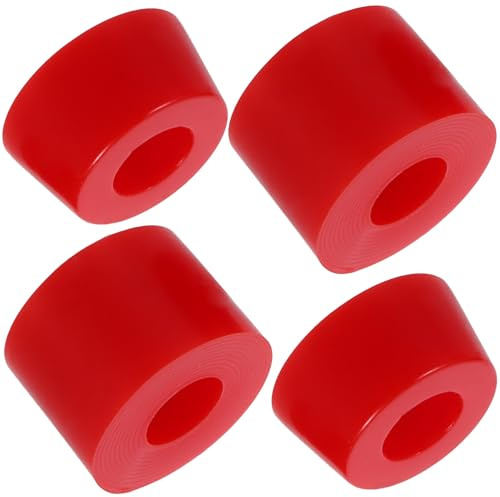 Zerodeko 4 pièces Skateboard Bushings PU Absorbeurs de Chocs pour Planche Roulette Accessoires Durables et Faciles à Installer pour Trucks de Skateboard