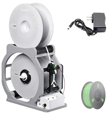 Filamentspolvinnare Med Justerbar Spänning, Universell Svetstrådupprullare, Auto Start/Stop För 1kg-Spolar, Kompakt 1,8kg Design, 18w-Motor – Idealisk För Diy & Textilkonstnärer