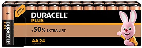 Duracell Plus AA Batteries Pack of 24