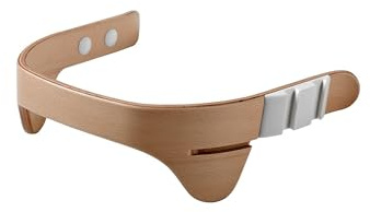 Leander Classic™ Sicherheitsbügel für Hochstuhl Natur - Stabiles & Sicheres Design - Ergonomische Unterstützung - Verstellbar in zwei Positionen