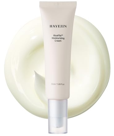 HAYEJIN RiceFila Rice Moisturizer Face Cream | Day and Night Moisturizer for Face Hydrating Face Cream Natural Rice Vegan Face Moisturizer for Dry Skin | K Beauty Face Lotion Rice Cream (1.69 fl)