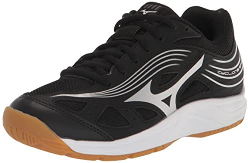 Mizuno Cyclone Speed 3 Volleyball Shoe, Black-Silver, 8.5 Regular