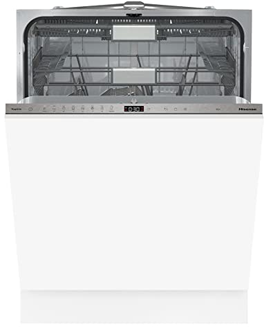 Hisense HV693C60AD Lavastoviglie Integrata Totale 60 Cm con Auto Dose, WiFi e Motore Inverter, 16 Coperti, Terzo Cesto, 42 db, Partenza Ritardata, Total Acqua Stop, 7 Programmi 7 Temperature, Classe C