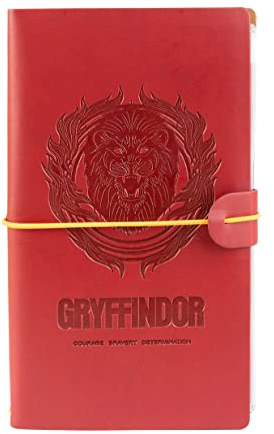 Grupo Erik Travel Journal Notebook - Harry Potter Gifts Under 15 Pounds | Travel Accessories For Women & For Men, Travelling Essentials, Diary Planner Notebook | Gryffindor Harry Potter Merchandise